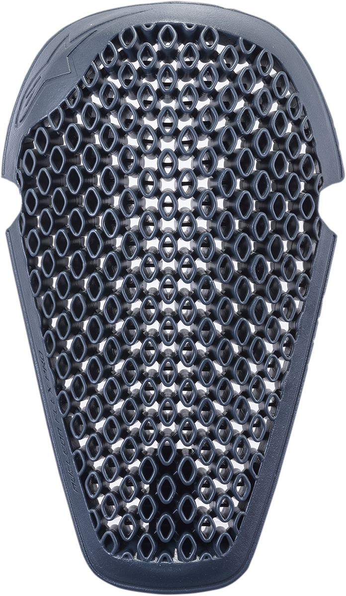 Alpinestars Nucleon Flex Pro knee protective guards in small size, black with adjustable straps, designed for motorcycle riding safety.
