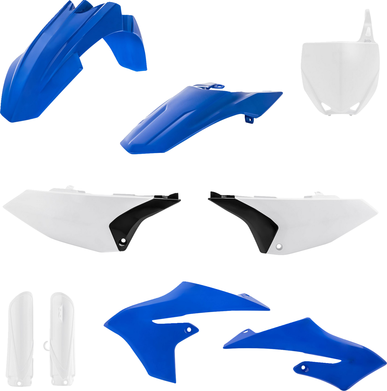 Acerbis full replacement body kit for Yamaha YZ 65 2018-2023, showcasing the OEM motorcycle body parts in a detailed image.