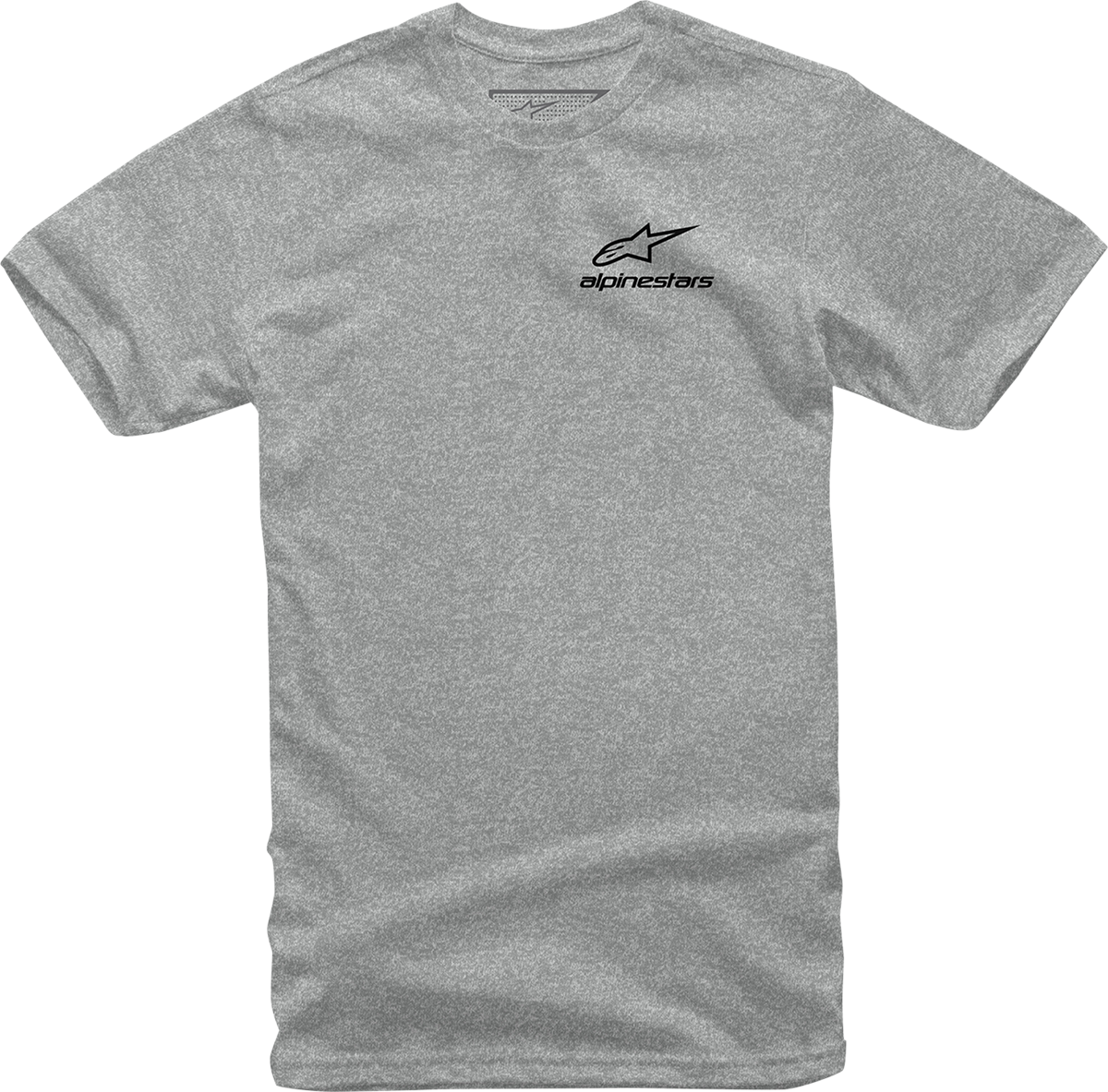 Bill's Exhausts Alpinstars corporate Heather Gray T-Shirt in XL, showing front view with logo and casual fit.