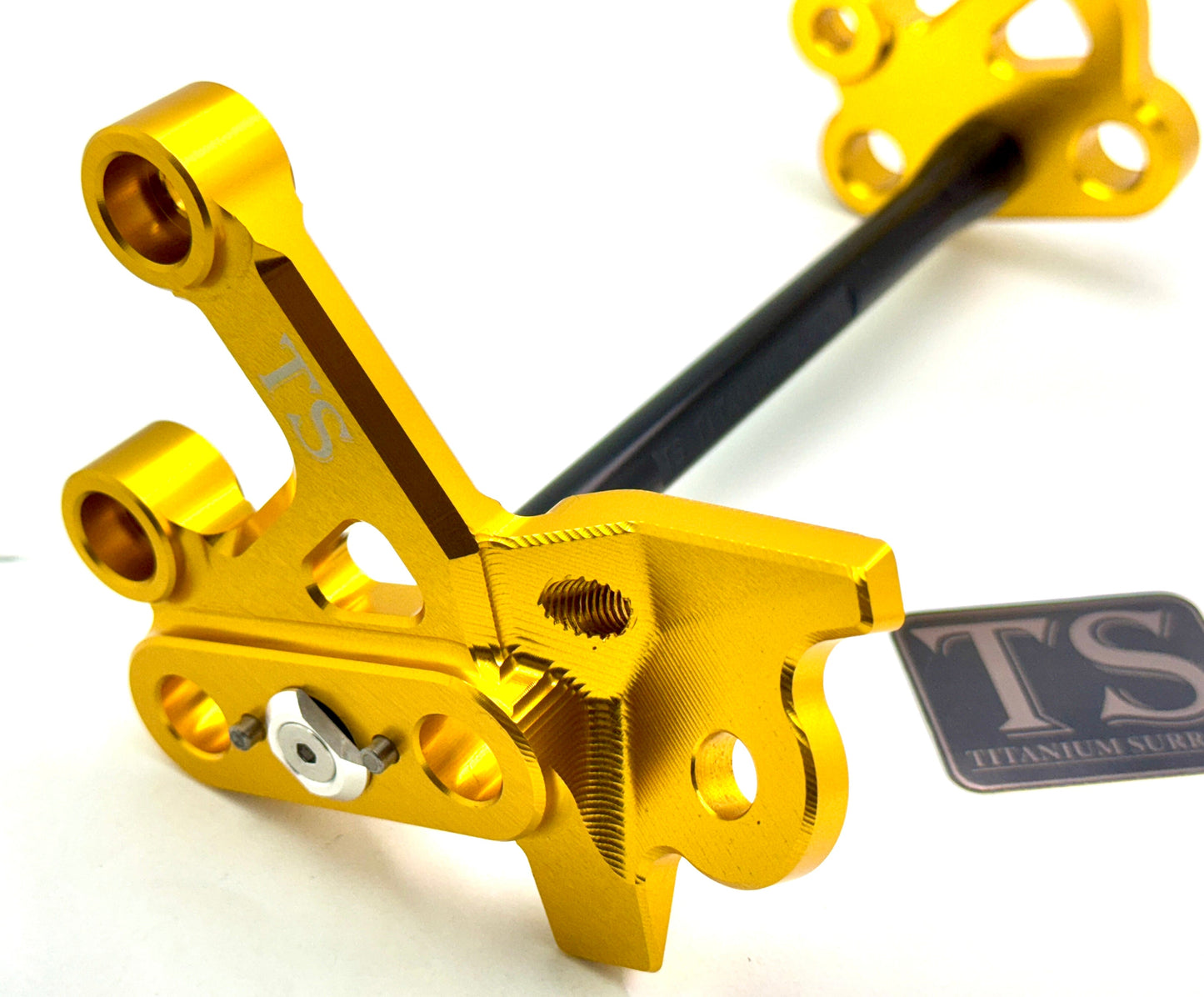 Custom CNC Aluminum Footpeg Bracket Assembly Surron - Howling Moto