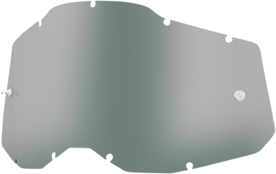Bill's Exhausts smoke lens for Accuri 2, Racecraft 2, and Strata 2 helmets, showing clear dark-tinted protective lenses.
