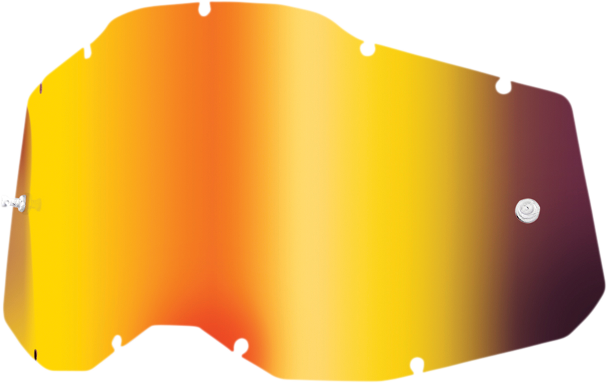 100% Youth Accuri 2/Strata 2 Lens - Red Mirror 59107-00004 - Howling Moto