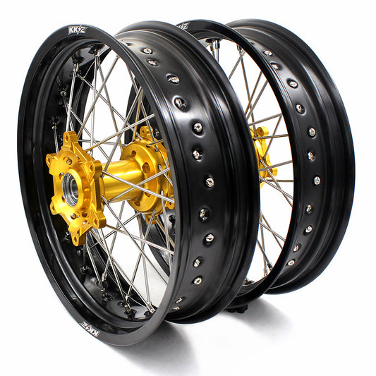 KKE 17Inch Supermoto Dirtbike Wheels For SUZUKI DRZ400SM 2005-2024 - Howling Moto