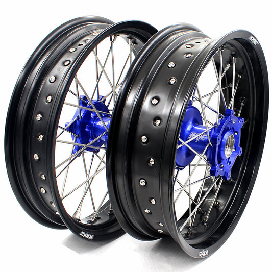 KKE 17 Inch CUSH Drive on Road Supermoto Wheels Rims For SUZUKI DRZ400SM 2005-2024 - Howling Moto