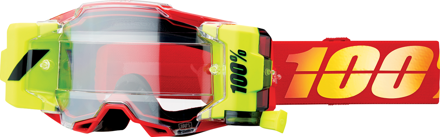 Bill's Exhausts Armega Forecast Nuketown goggles in clear with a sleek design, perfect for gaming or outdoor use.