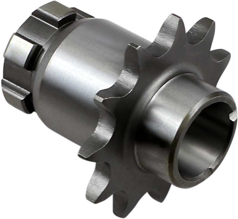 Parts Unlimited 11-tooth countershaft sprocket for Honda motorcycles, showing the metal sprocket with teeth and mounting hole.