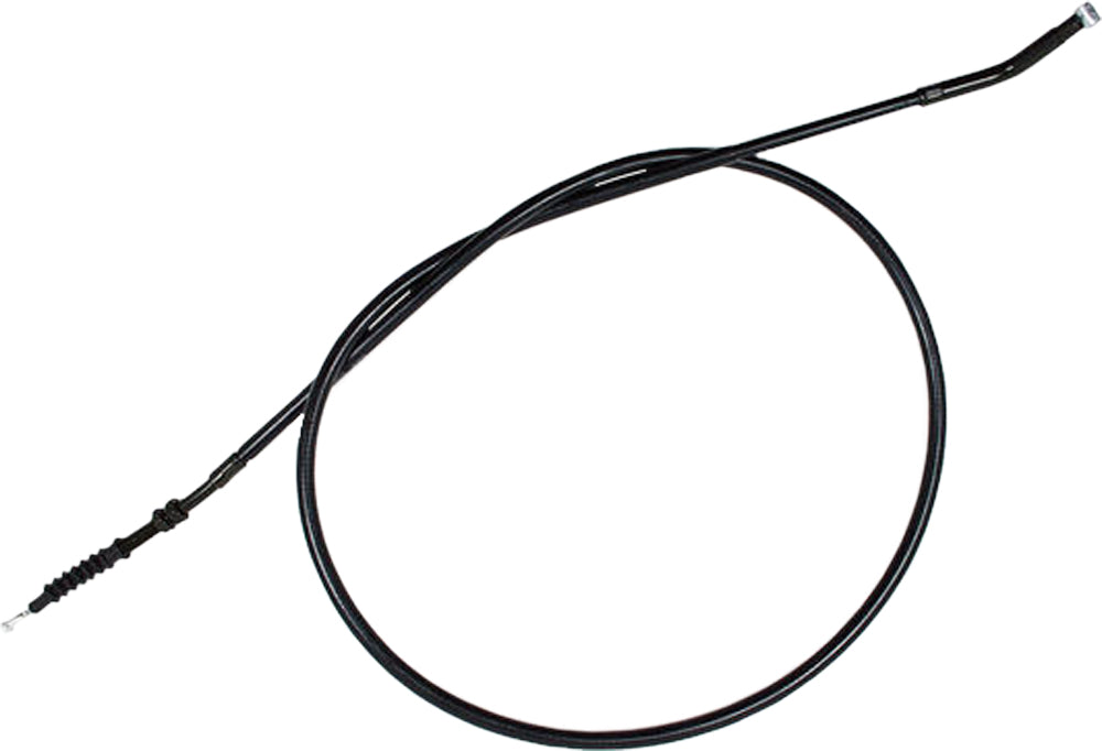 Black vinyl clutch cable by MOTION PRO, part 03-0102, designed for enhanced motorcycle clutch performance.