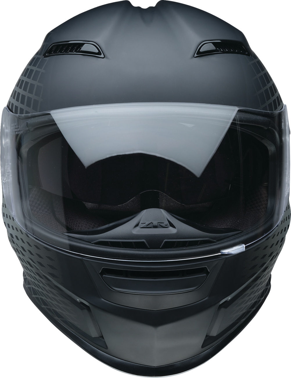 Z1R Jackal Waveform Gray motorcycle helmet with aerodynamic design, anti-fog shield, and advanced ventilation in small size