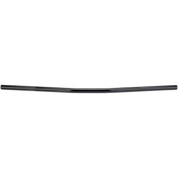 Black BILT-WELL Zero Drag handlebars from Bill's Exhausts, featuring a sleek, curved design for motorcycle handlebar replacement.