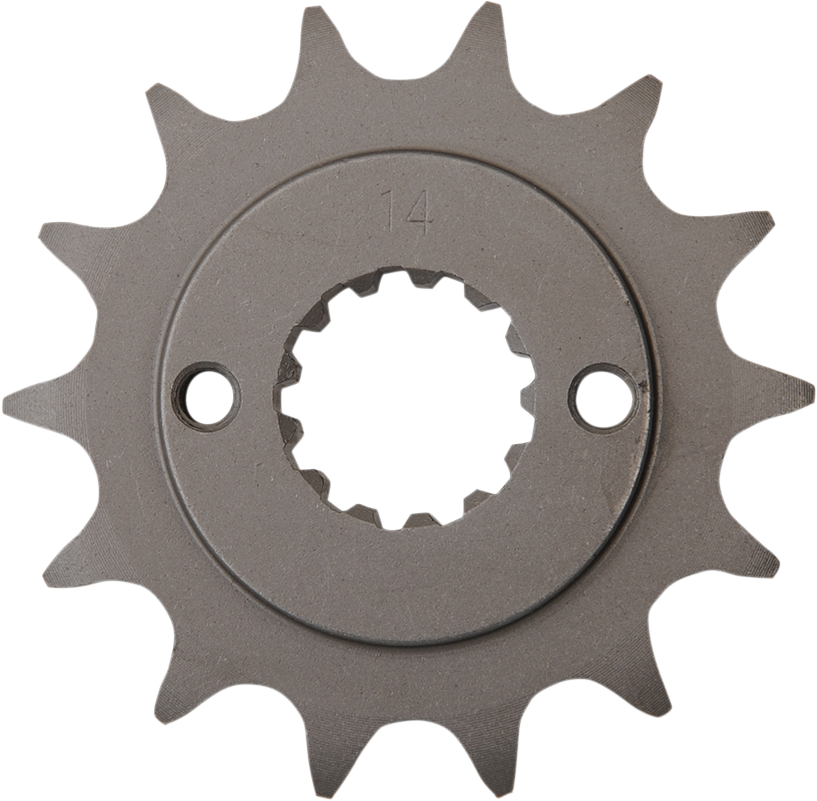 Parts Unlimited Kawasaki 13144-1163-14T countershaft sprocket with 14 teeth, shown in the image.