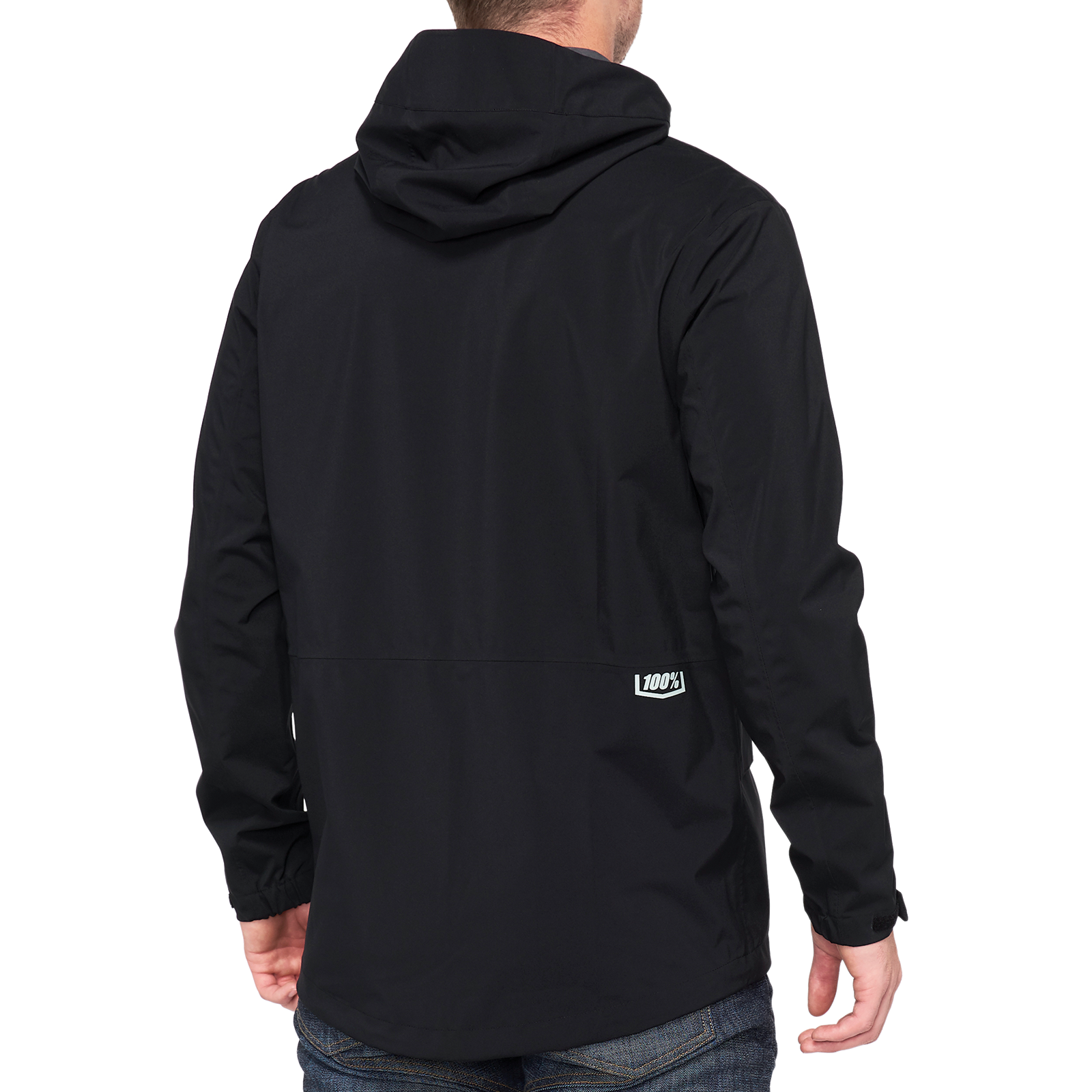 100% Hydromatic Parka - Black - Large 39009-001-12 - Howling Moto