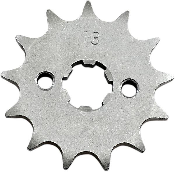 Parts Unlimited Honda countershaft sprocket with 13 teeth, part number 23801-HF7-000, shown in this close-up image.