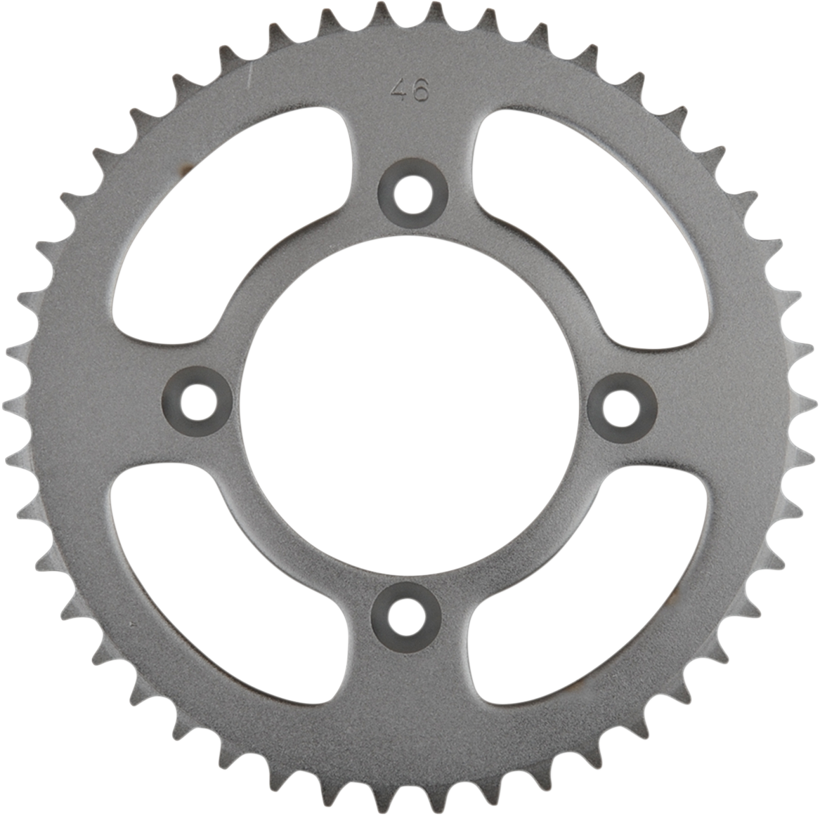 Parts Unlimited rear motorcycle sprocket with 46 teeth, compatible with Honda PUH01-GN1-000, shown in the image.