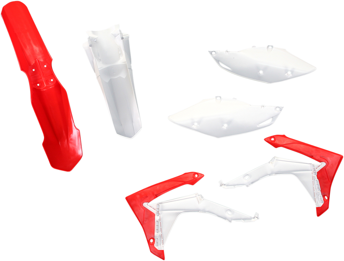 Acerbis standard replacement body kit for OEM '13 motorcycle, featuring body panels and components in a natural, assembled view.