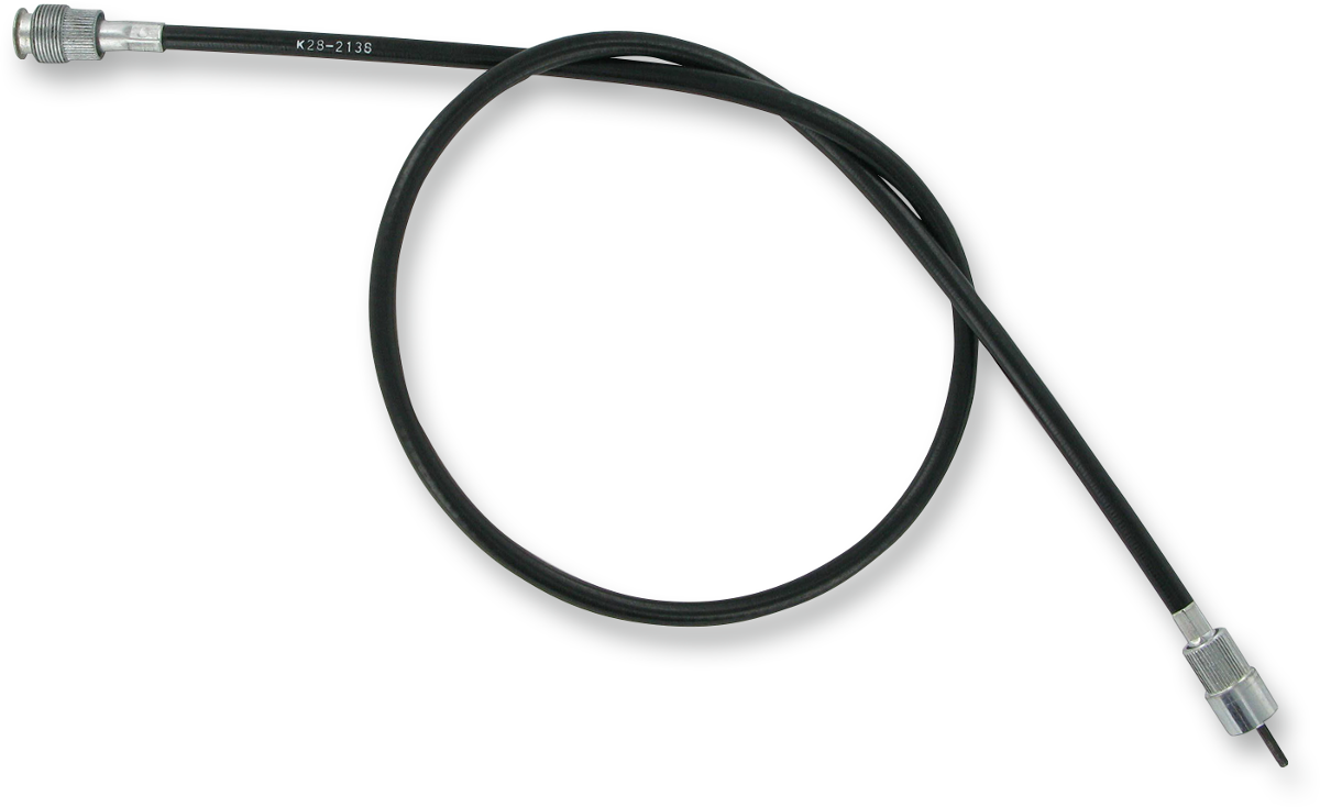 Parts Unlimited speedometer cable for GT, Intruder, and Rotary motorcycles, part number 34910-38A03, visible on the cable.