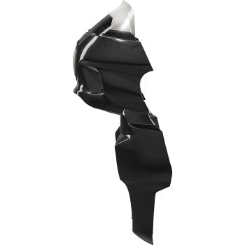 SADDLEMEN fairing lowers for Harley-Davidson Softail, Fat Bob, FXR, with seat mount details, designed for Harley motorcycle models.