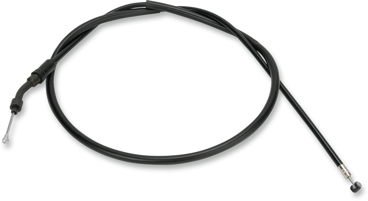 Parts Unlimited vinyl clutch cable for Yamaha motorcycle, featuring durable construction and precise fit for clutch operation.