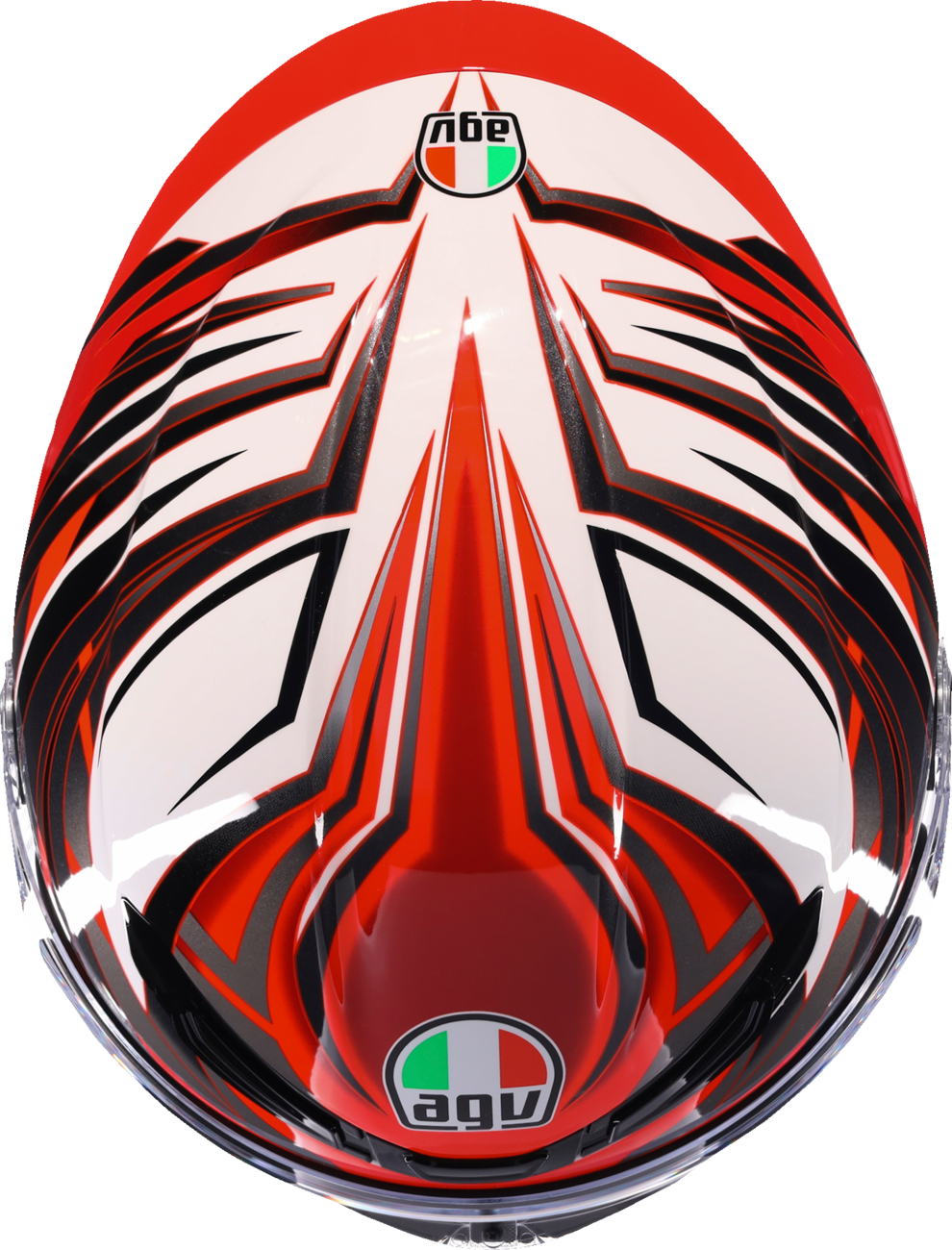 AGV K6 S Helmet Reeval White/Red/Gray 2XL – Advanced Safety and Aerodynamics