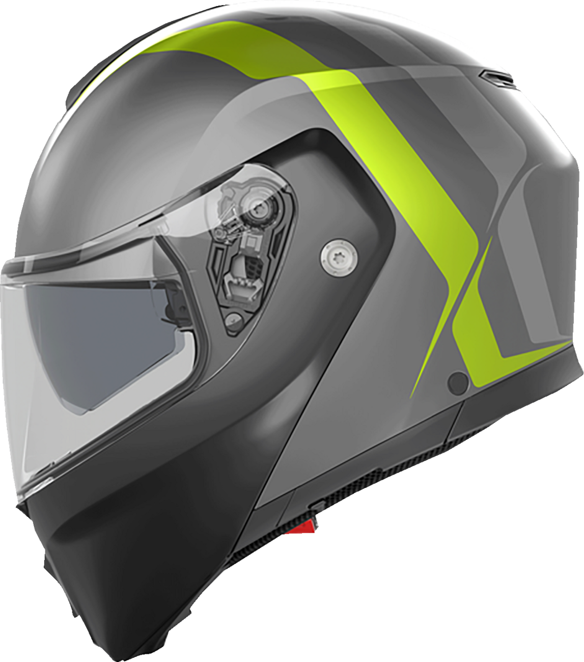 Streetmodular Helmet - Resia - Matte Gray/Black/Yellow Fluo