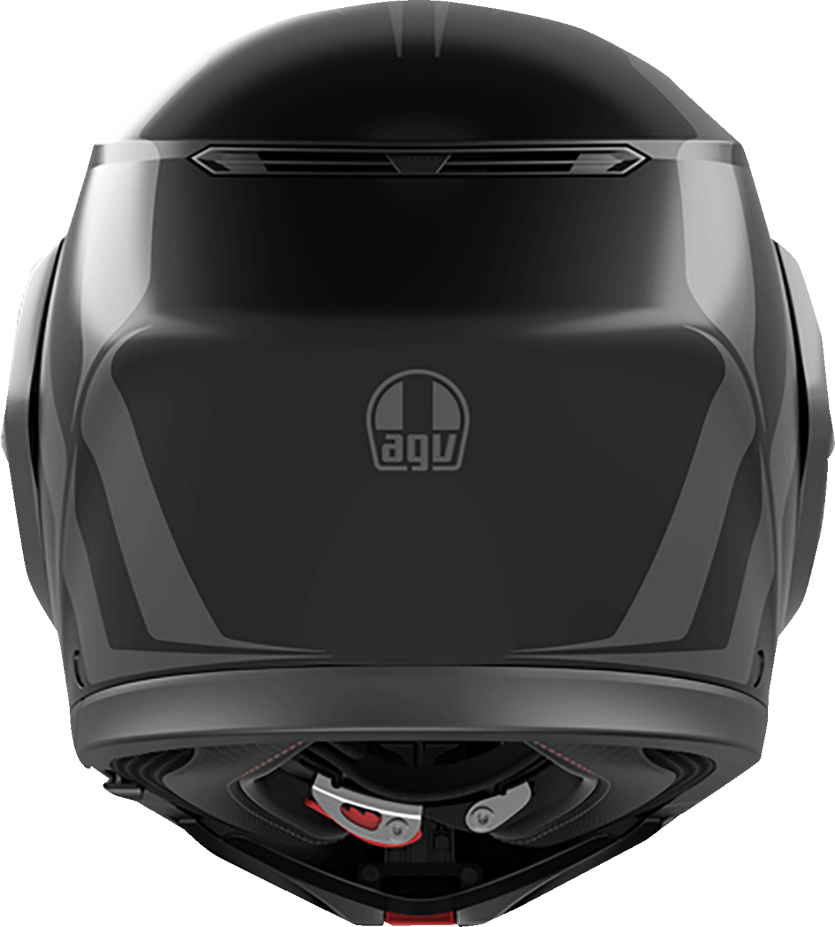 AGV Streetmodular helmet in matte black and gray with Pinlock MaxVision visor, featuring a secure modular motorcycle helmet design