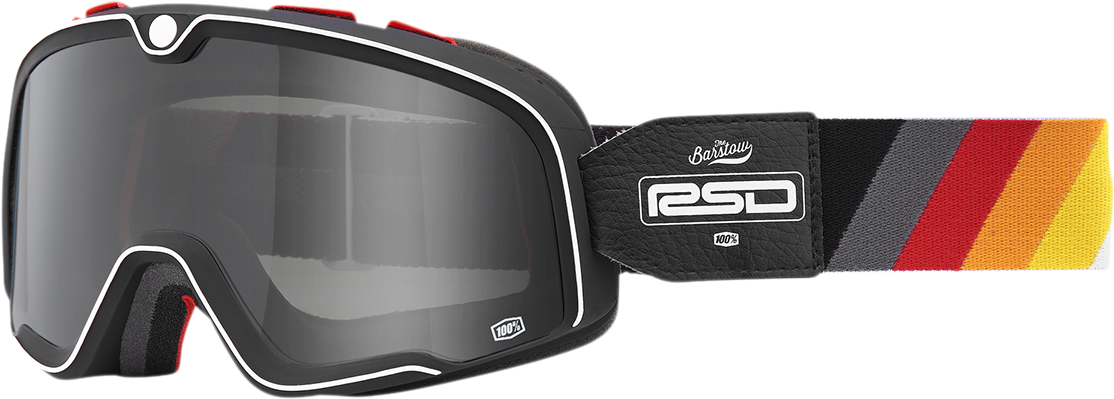 100% Barstow Goggles - Malibu - Smoke 50000-00006 - Howling Moto