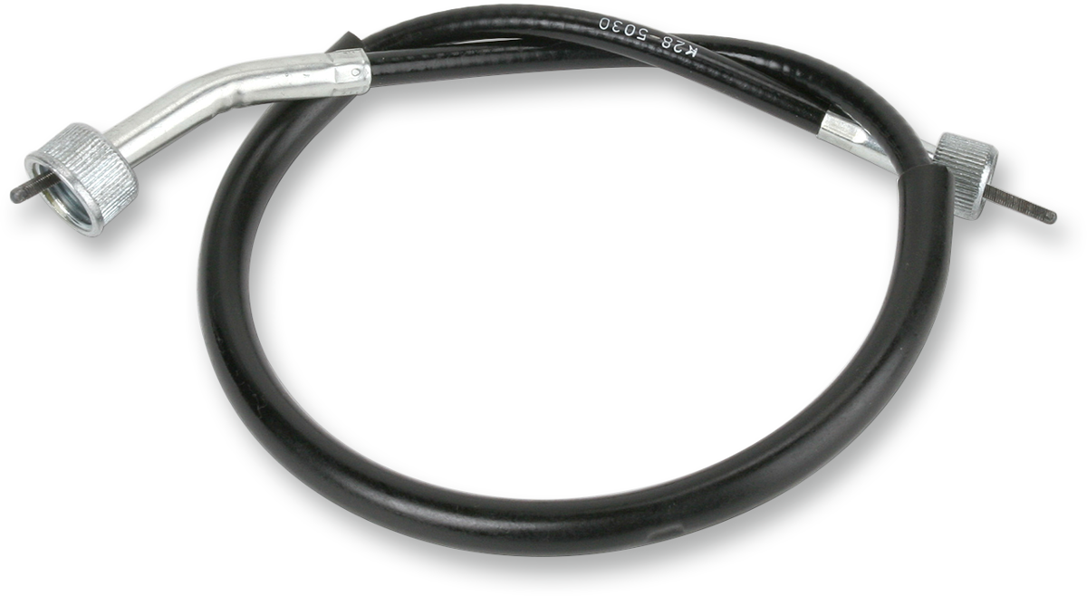 Parts Unlimited tachometer cable for Audi XJ, part number 4G0-83560-00, shown with detailed connectors and durable construction.