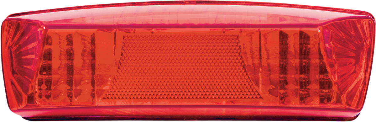 PARTS UNLIMITED Arctic Cat taillight lens, replacement part with clear and red sections for vehicle lighting.