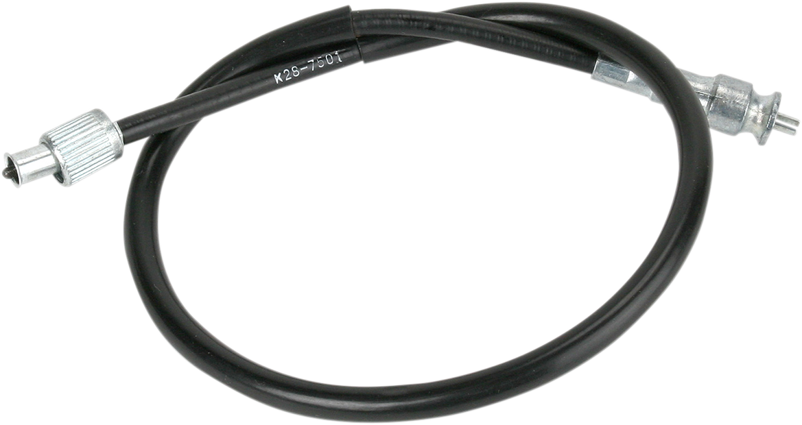 Parts Unlimited tachometer cable for Honda CB, CX, and GL motorcycles, part number 37260-390-000, shown on a white background.