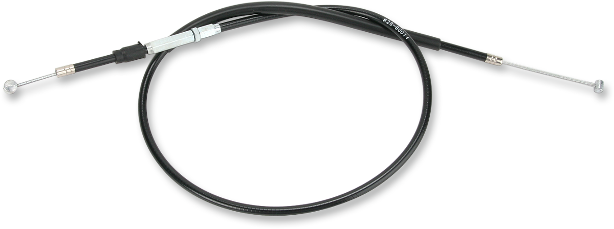 Parts Unlimited vinyl clutch cable for Kawasaki motorcycle, featuring durable construction and precise fit for smooth operation.