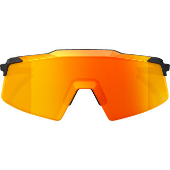 100% Aerocraft Sunglasses - Soft Tact Black - HiPER Red 60032-00010 - Howling Moto