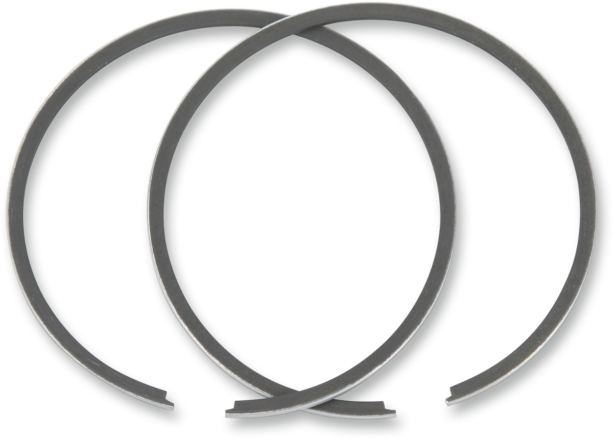Parts Unlimited R09-708 piston ring set with multiple metal rings for engine piston replacement.