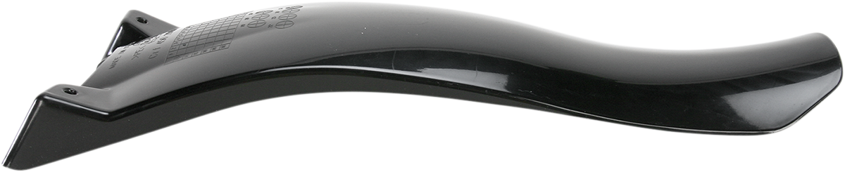 Black Acerbis mud flap for motorcycle body, designed to protect and enhance the vehicle's rear area.