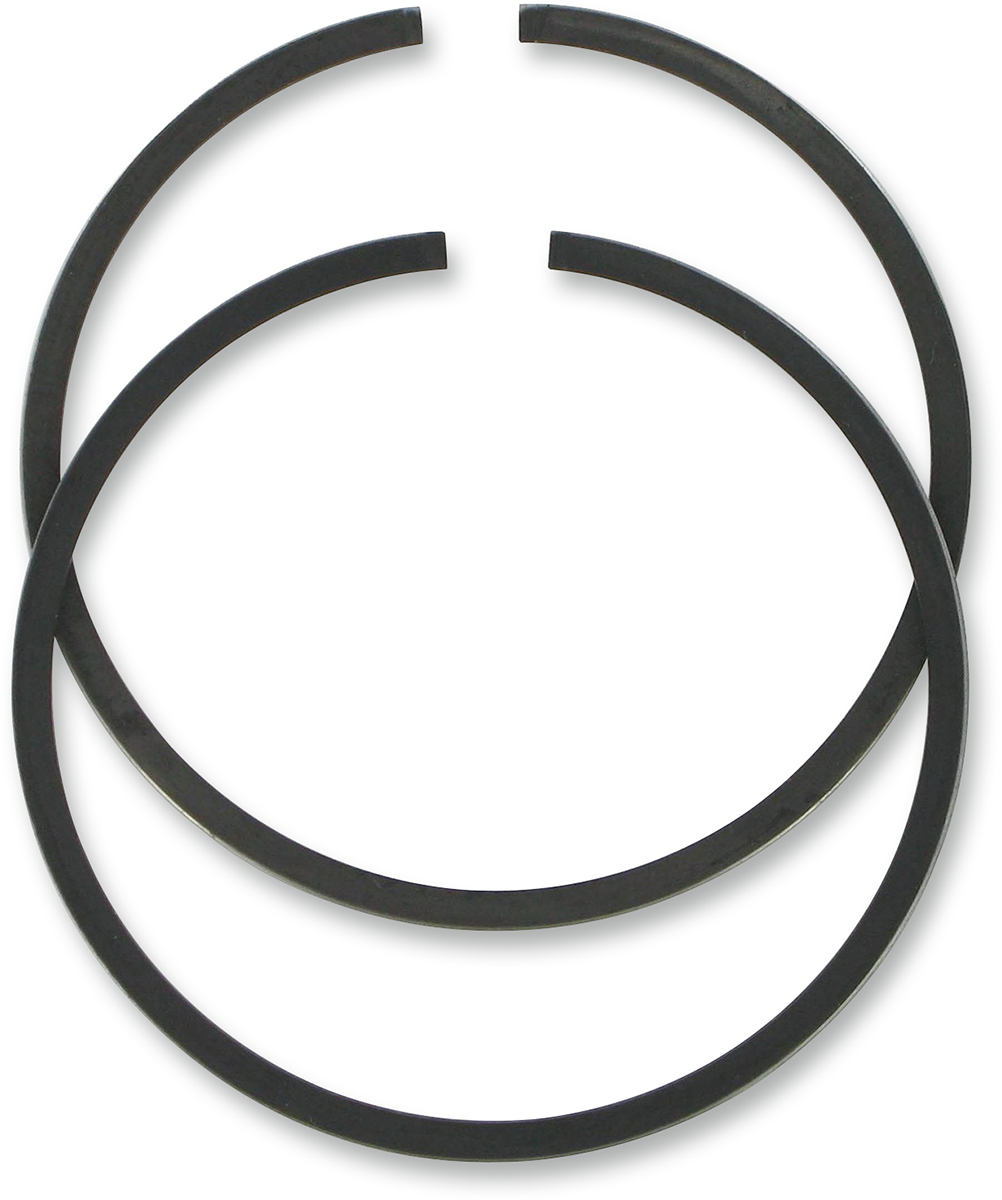 PARTS UNLIMITED R09-810 piston ring set with multiple metal rings for engine piston replacement.
