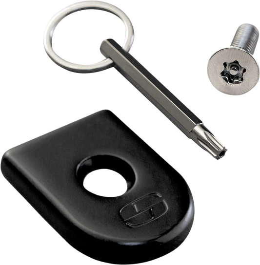 SADDLEMEN Security Seat Screw - Black 8911B - Howling Moto