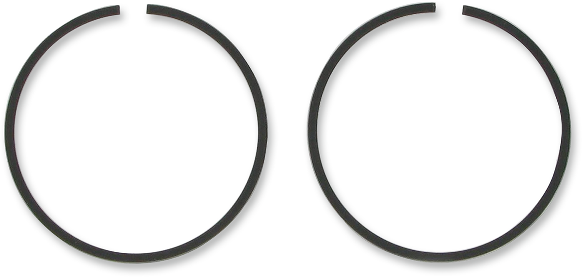 Parts Unlimited Ring Set R09-817-04 for piston replacement, showing a set of engine piston rings in black and silver.