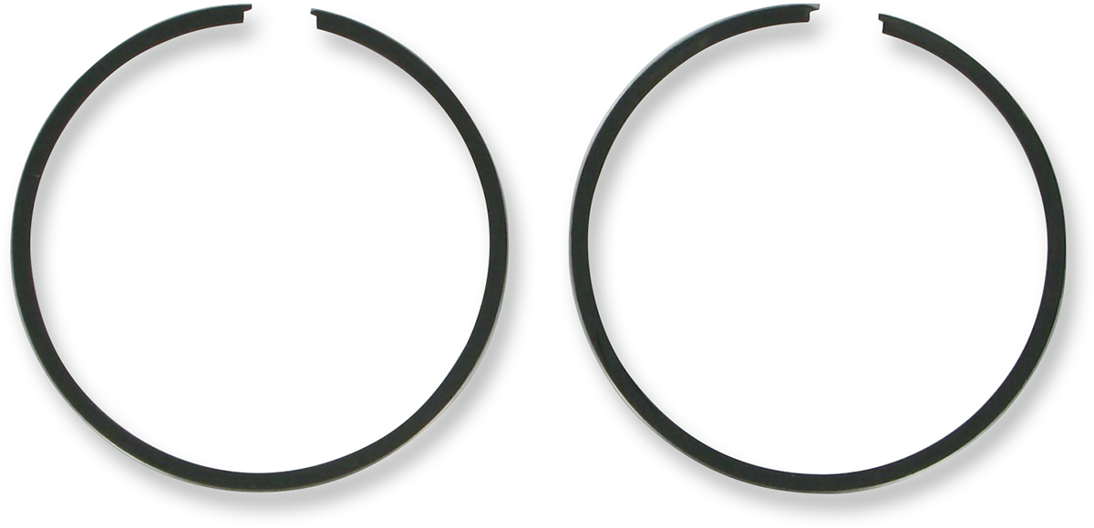 Parts Unlimited Ring Set R9053-2 for piston replacement, showing multiple metal piston rings on a neutral background.
