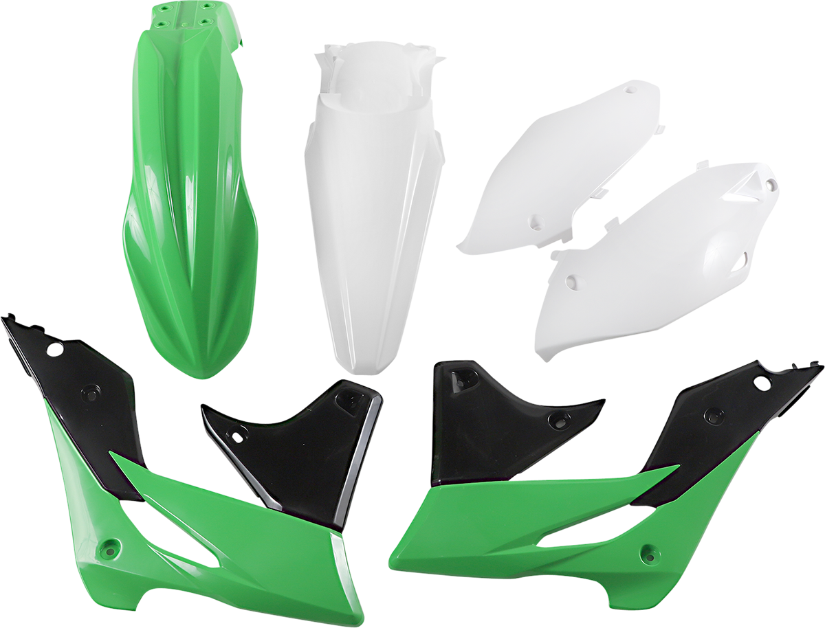 Acerbis standard replacement body kit for OEM 2014 motorcycle, shown in natural color with detailed body panels and fitment features.