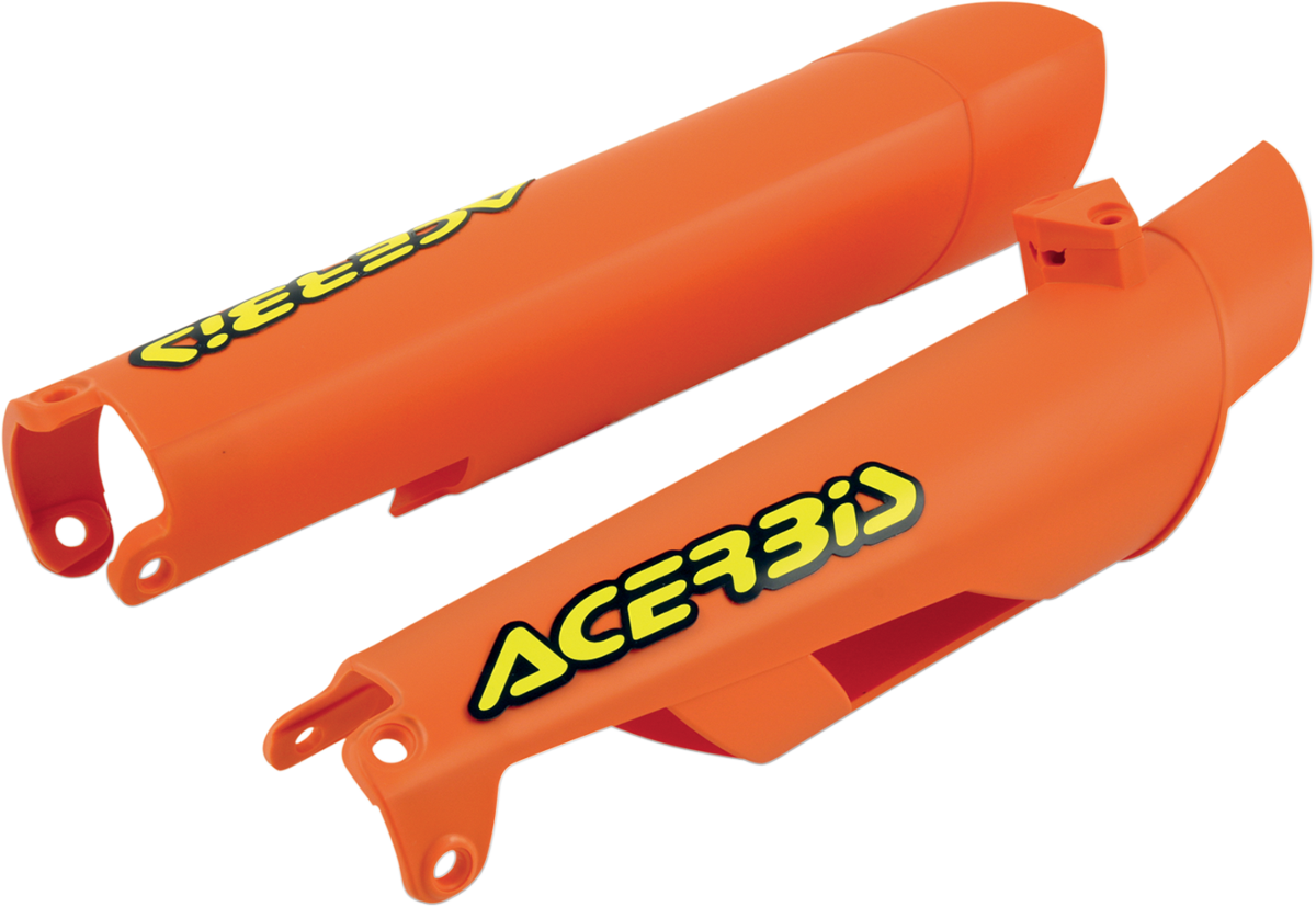 ACERBIS Lower Fork Covers for Inverted Forks - Orange N/F 15 SX/SXF/XC>04120281 2113750237 - Howling Moto