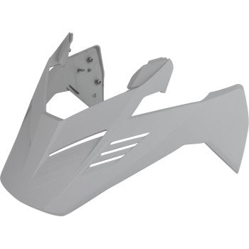 Gray ICON Elsinore™ Peak helmet part for Monotype helmets, size M-L, designed for helmet customization and safety.