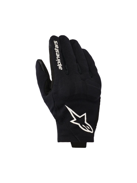 Alpinestars Reef V2 Motorcycle Gloves | Black/White Street & Adventure Riding Gloves