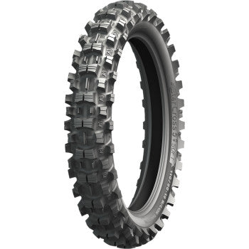 Michelin Starcross 5 Soft rear motorcycle tire 110/90-19 with sidewall branding and tread pattern for off-road riding