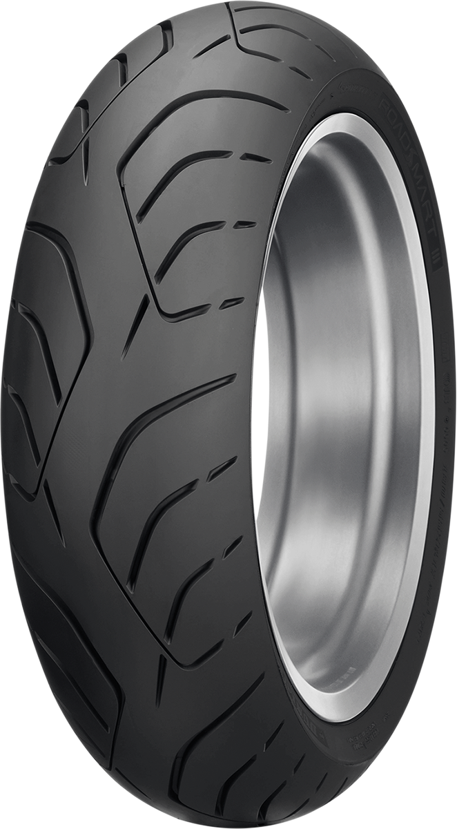 Dunlop Sportmax Roadsmart III rear motorcycle tire 180/55ZR17 with high-performance tread and sidewall details.