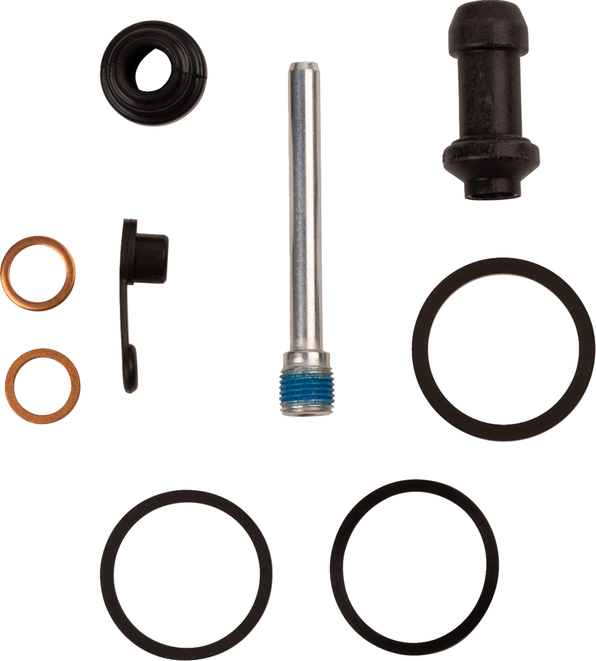 Moose Offroad front brake caliper rebuild kit for Beta and Kawasaki motorcycles, including caliper parts and seals.
