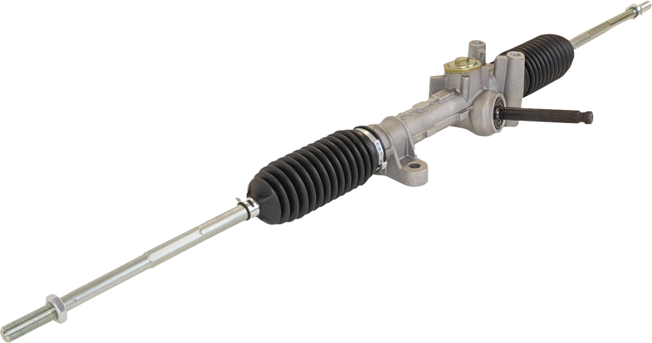Moose Offroad steering rack 51-4046 for vehicle steering system replacement, featuring durable metal components and brand logo.