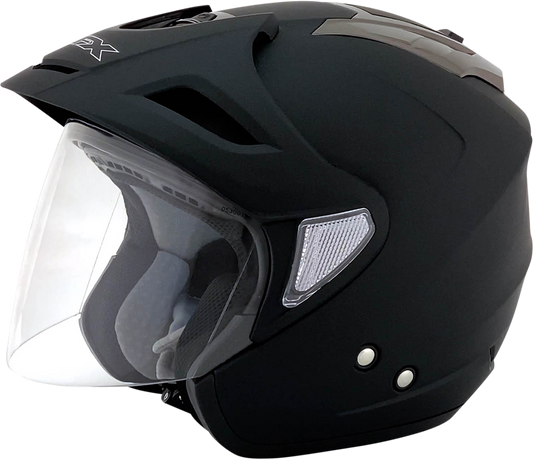 Clear AFX FX-50 Shield outer protective gear for motorcycle helmets, designed by Bill's Exhausts with transparent durable plastic.