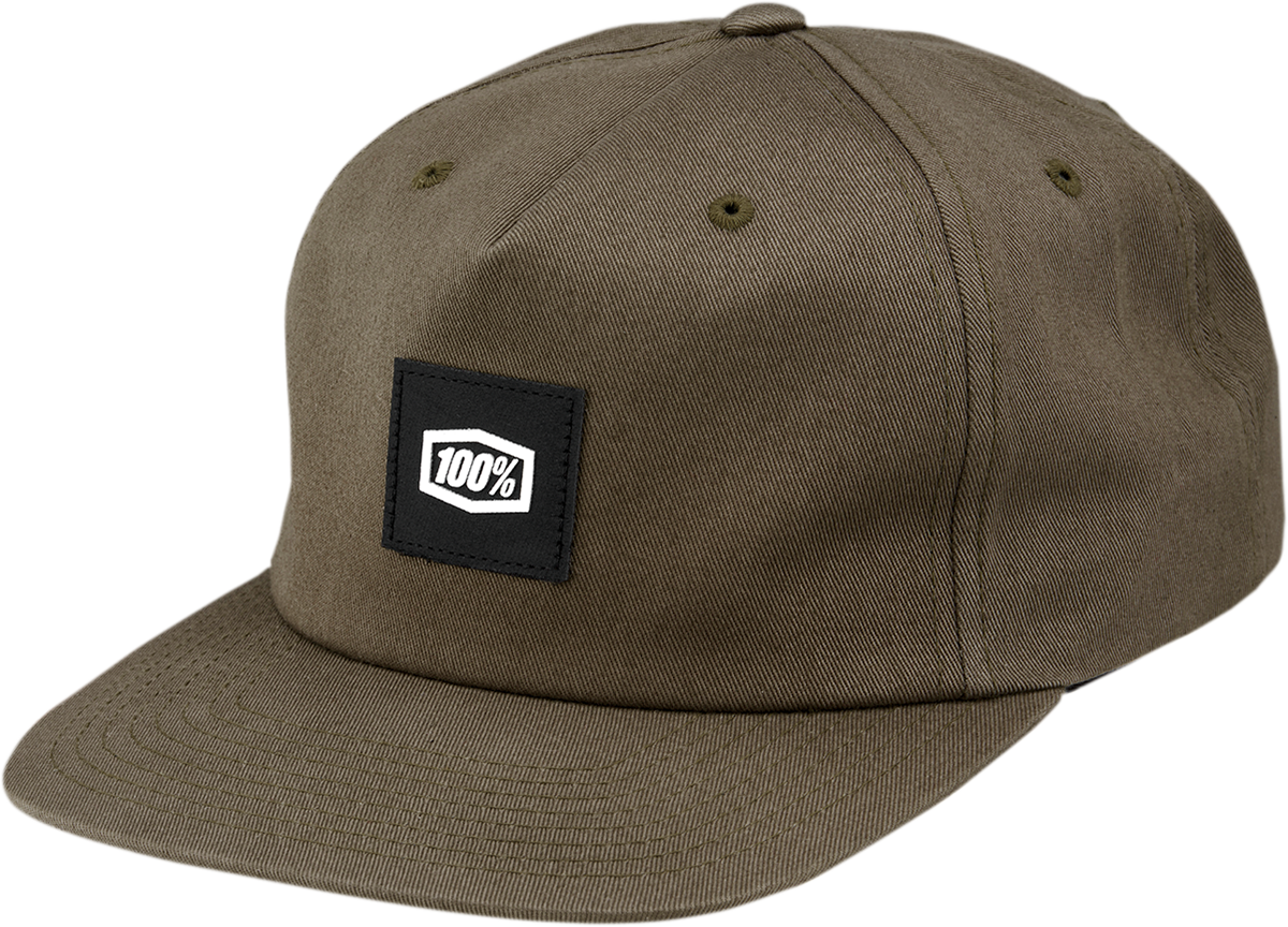 Bill's Exhausts Lincoln Snapback Hat in brindle with adjustable one size fit, featuring a classic baseball cap style.
