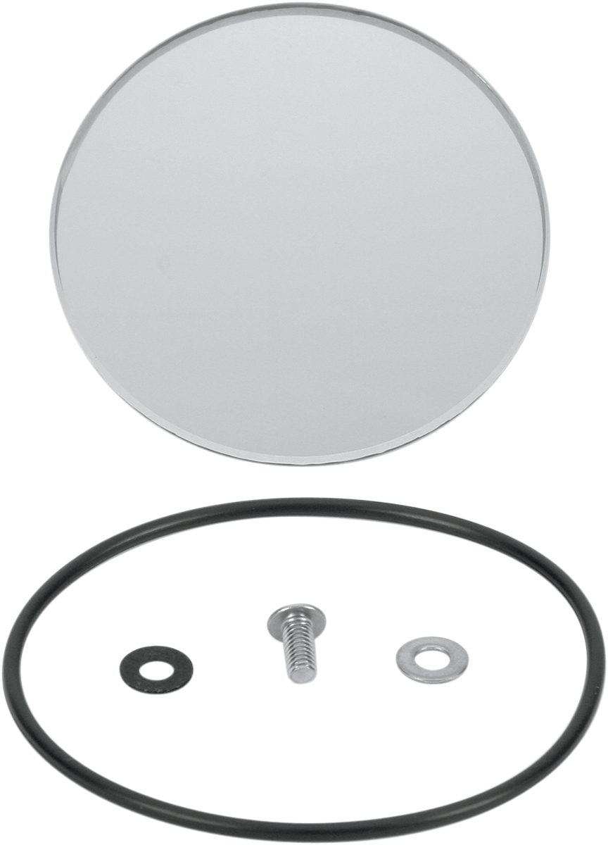 CRG Blindsight GK-200 replacement mirror glass, 2-inch convex automotive-quality glass for vehicle side mirrors.