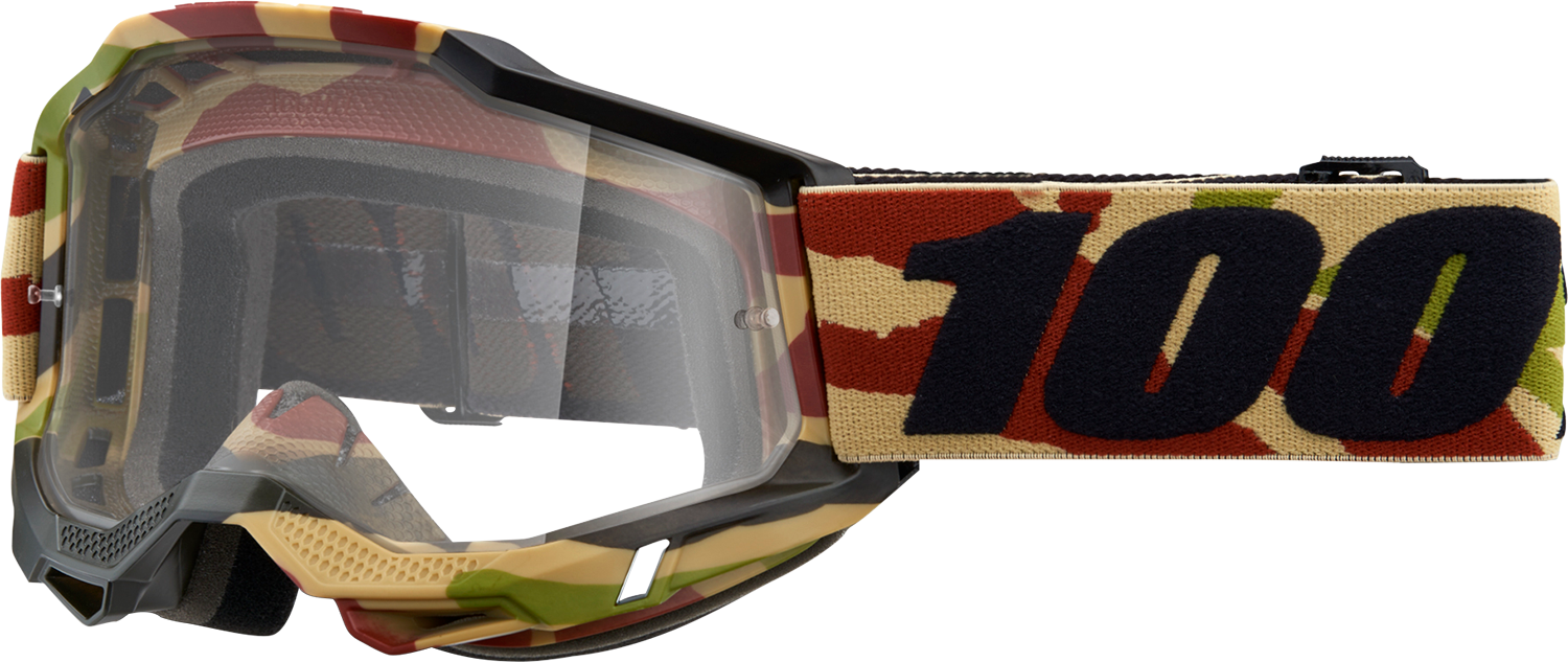 100% Accuri 2 Goggles - Mission - Clear 50013-00021 - Howling Moto