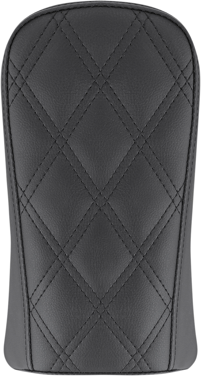 Black SADDLEMEN Renegade Pillion Pad for Sport bikes, lattice-stitched seat designed for FLSB/FXLR models 2018-2023.