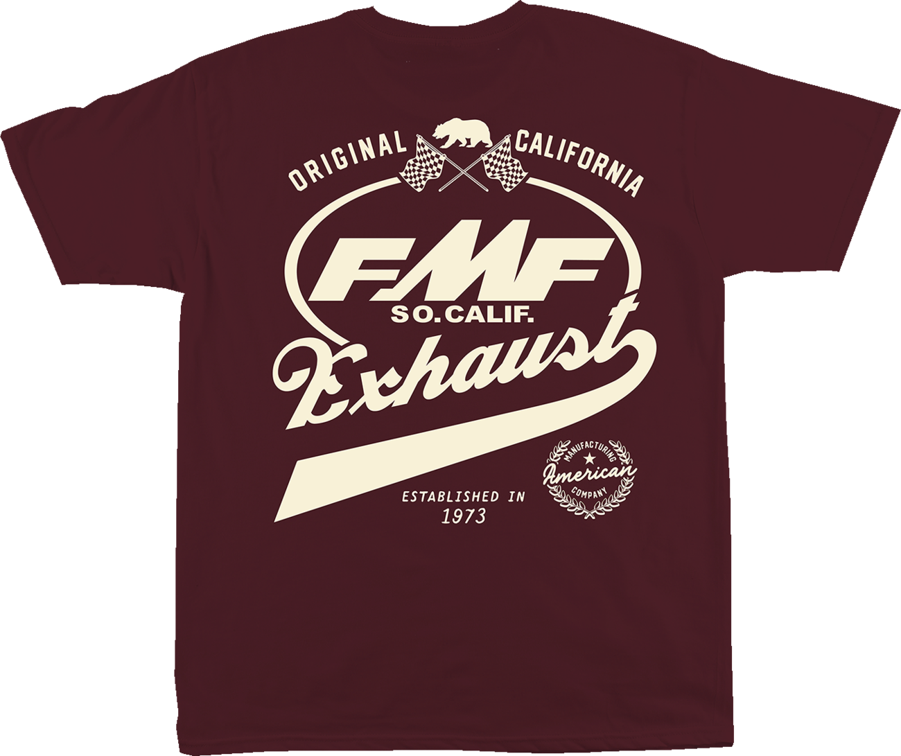 FMF Fuel T-Shirt - Maroon Large - FA24118912MRNLG